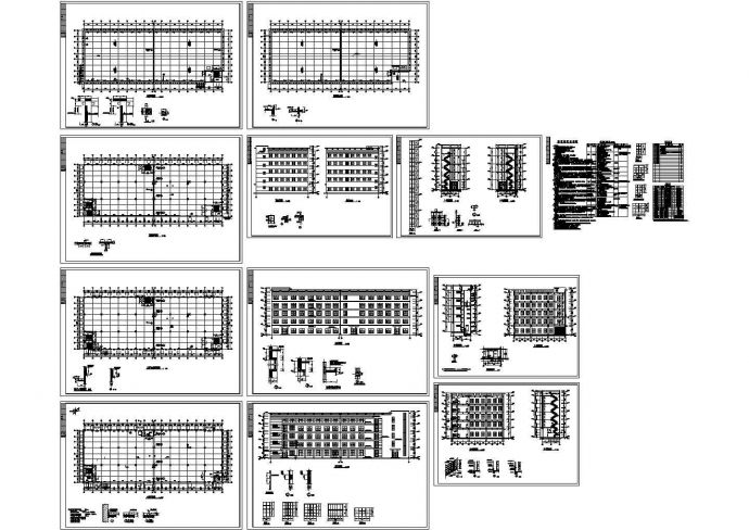 12201.31平米电子厂车间建筑设计CAD图纸_图1
