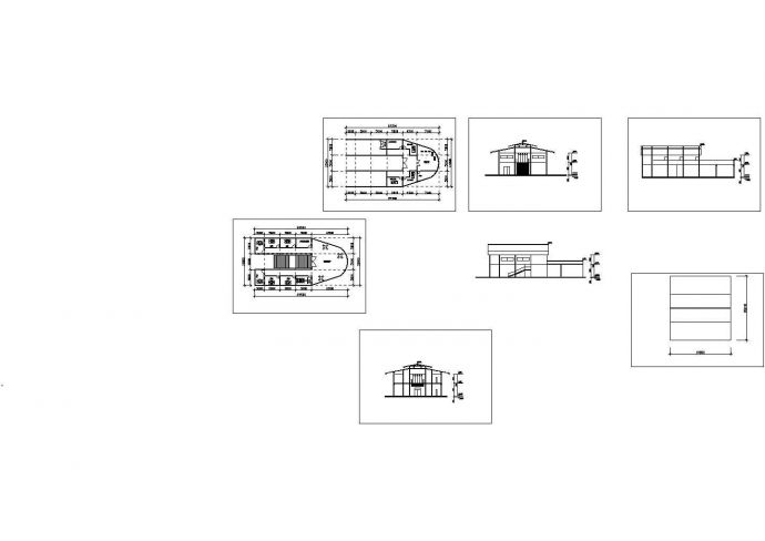 2层433平米森林公园茶室建筑设计方案图纸_图1