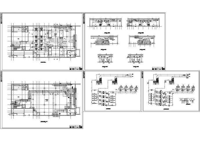 大型制冷机房详细设计cad施工图纸_图1