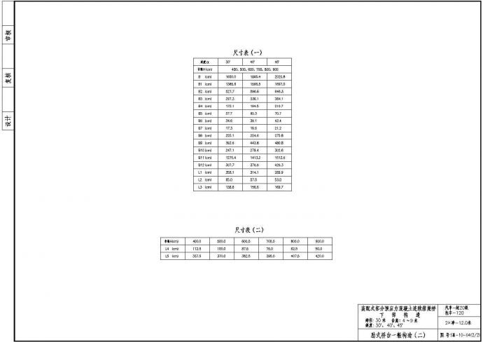 连续箱梁桥肋式台一般构造CAD平面布置参考图_图1