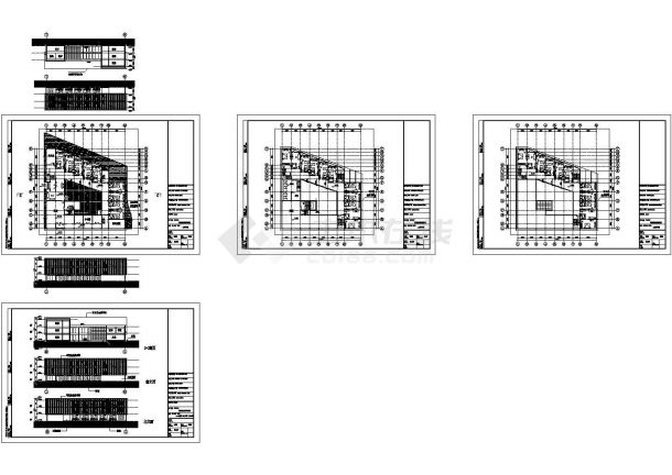 某地区商住楼方案建筑CAD设计图纸cad施工图设计-图一