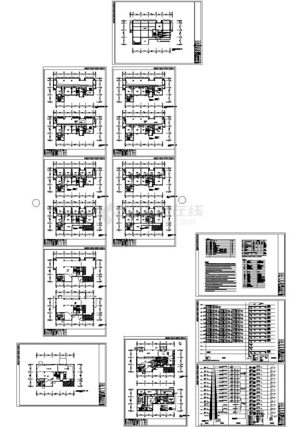 沈阳某十二层商务中心电讯施工图（CAD，12张图纸）-图一