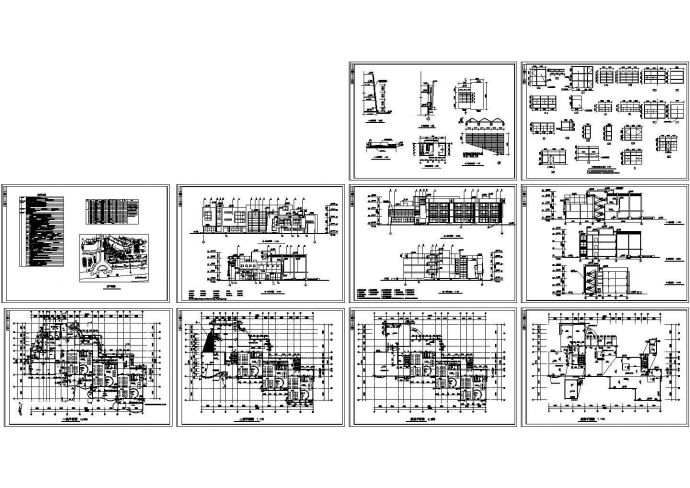 某市三层幼儿园建筑设计cad图_图1