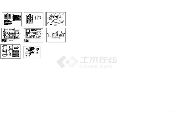 某市13吨生化法中水处理系统图-图一