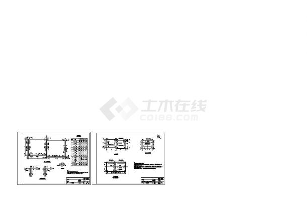 某市果汁厂污水处理设计施工图-图一