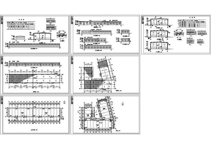 单层厂房全套建筑CAD设计施工图_图1