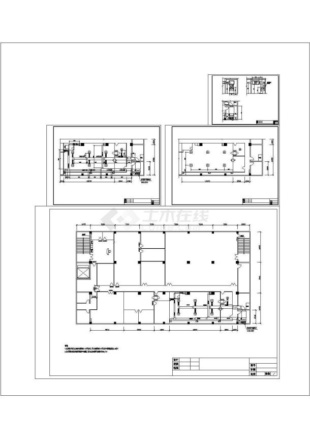 某办公楼VRV空调设计cad竣工图-图一