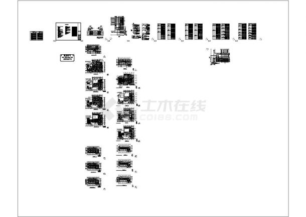 上海某16层酒店装修电气图纸（客房，共计215套）-图一