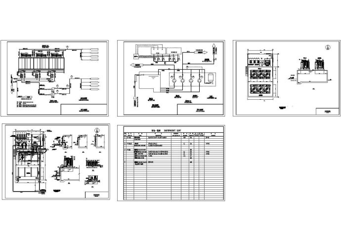 消防循环水泵房cad设计施工图_图1