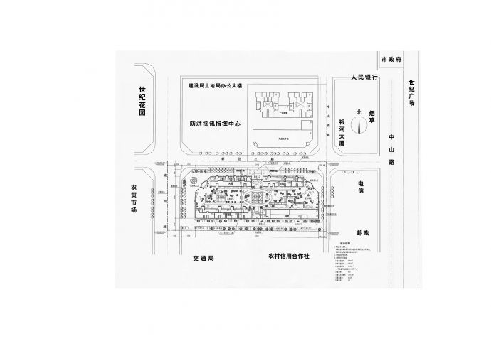 广西小区景观规划方案图_图1