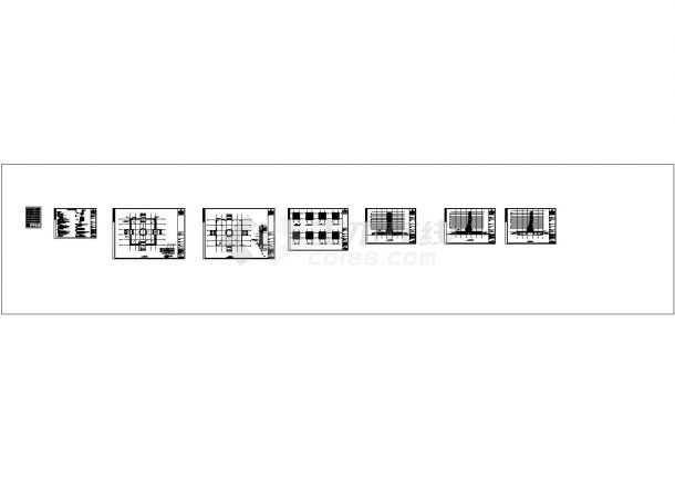 北京观音像建筑结构设计施工cad图纸，共二十九张-图一