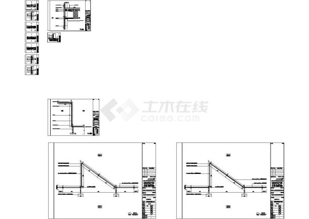 深圳某二十五层玻璃幕墙图纸深化建筑施工图-图二