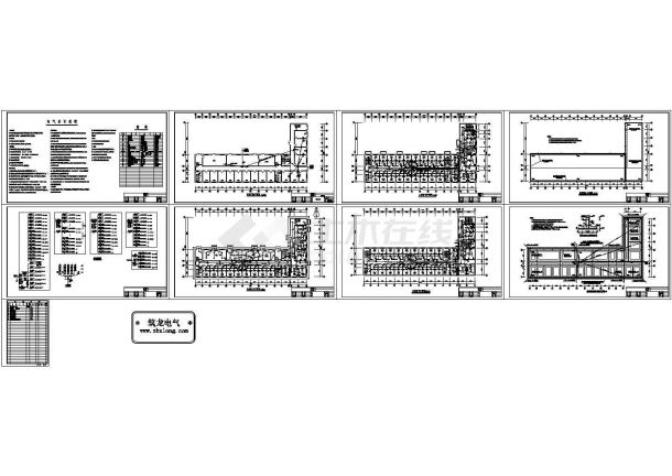 某1869㎡五层办公楼电气设计施工cad图纸（含电 气 设 计 说 明）-图二