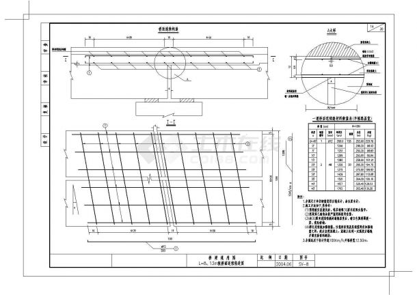 预制空心板上部桥面连续构造节点详图设计-图二