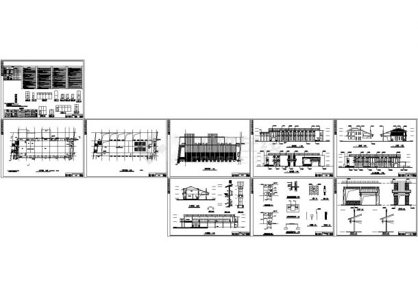 [怀化]某电力公司综合楼1号楼建筑施工图纸-图一