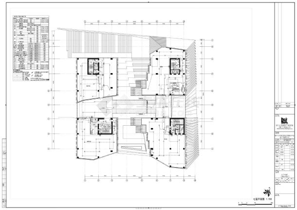 某学校多层艺术中心建筑设计图-图一