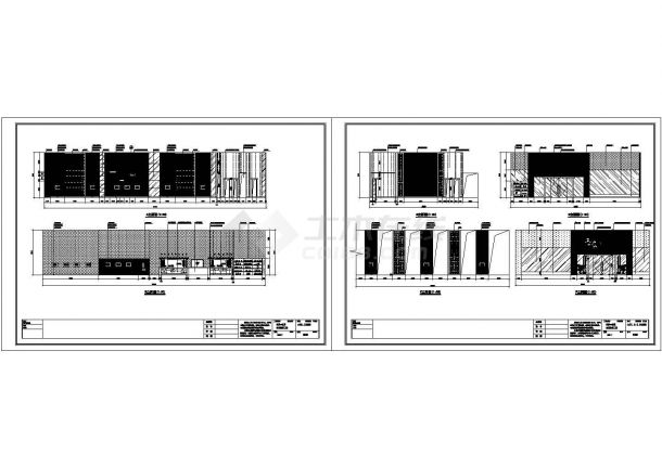 某地区2000平米双层高档饭店装修设计CAD施工图-图一