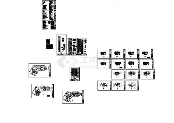 [湖北]大型商业住宅小区全套电气施工图-图一