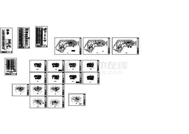 [湖北]大型商业住宅小区全套电气施工图-图二