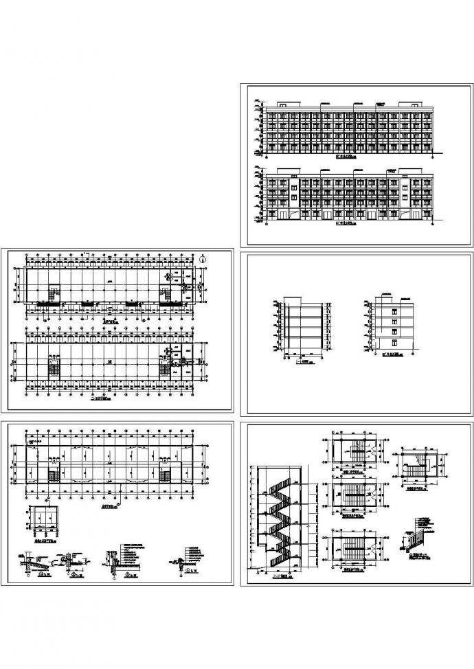 4层针织厂房全套建筑设计CAD施工图_图1