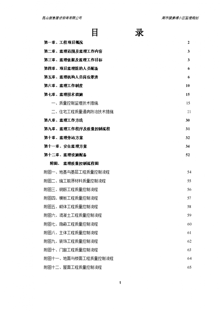 人民政府黄浦动迁小区工程监理规划-图二