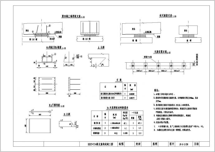 30mT梁上部支座构造节点详图设计_图1