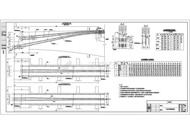 380m中承式系杆拱桥边孔系杆预埋钢管构造节点详图设计-图一