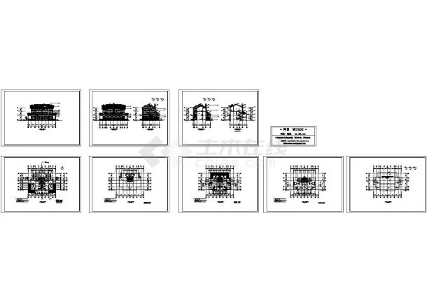 西湖别墅方案图纸CAD设计图-图一