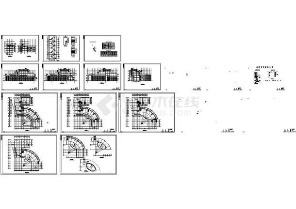 邓桥商业城建筑CAD设计施工图纸-图一