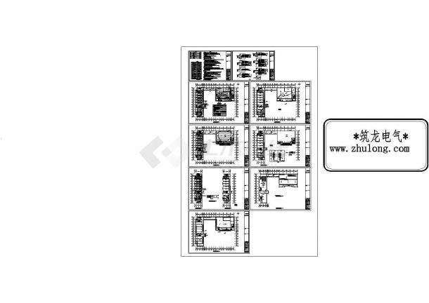 江苏某3146平方米三层砖混结构员工宿舍楼电气设计图纸-图一