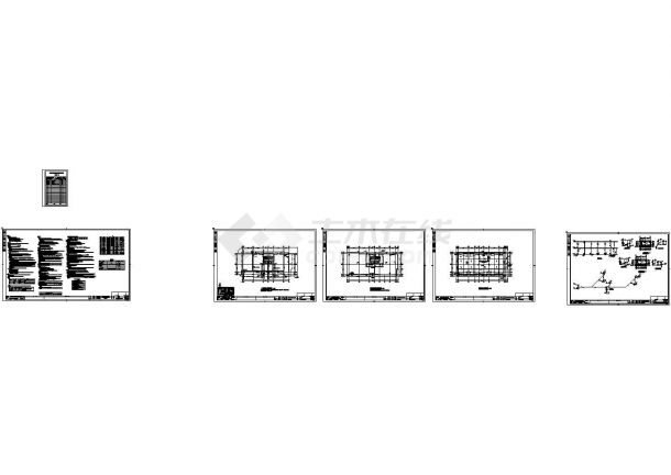青岛大型住宅区给排水设计施工图 包含着给排水设计说明及图例-图二