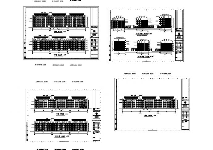 南京信息职业技术学院仙林校区规划设计建筑施工cad图纸_图1