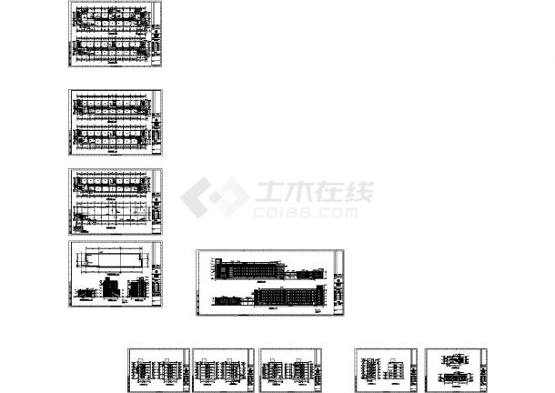 南京信息职业技术学院仙林校区规划设计建筑施工cad图纸-图二