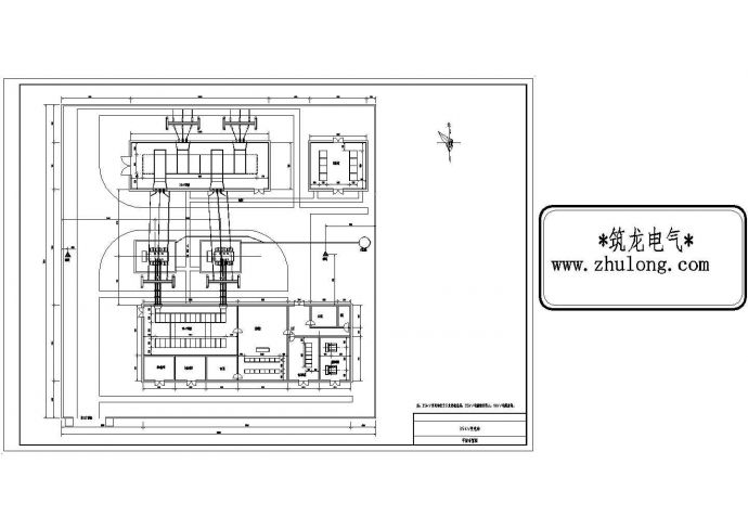 通用35kV变电站详细CAD平面布置图_图1