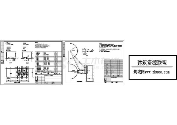 某电厂升压泵站施工图-图二