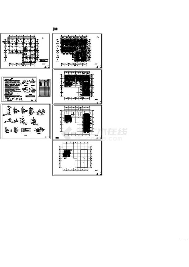 某商业街地暖设计cad图，含设计说明-图一