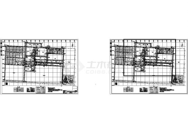 某造纸厂厂区综合管线平面设计施工CAD图-图二