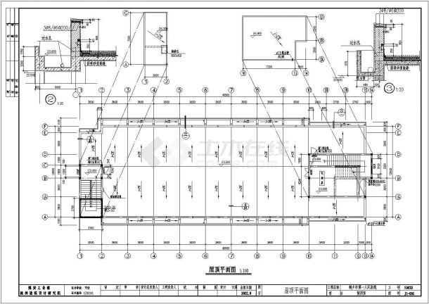 某医院CAD大样详细构造节点施工图-图一