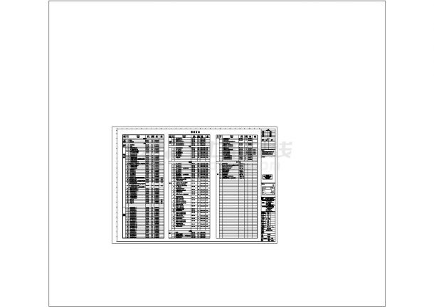 广东某大型商业建筑电气设计施工cad图纸，共一百零三张-图二