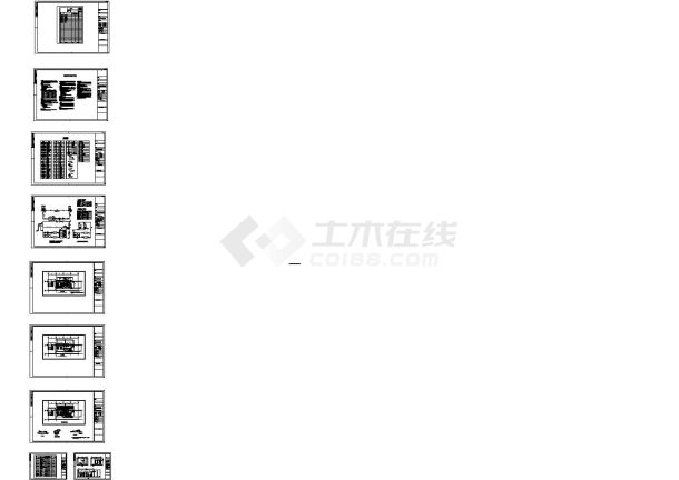 上海某厂冰蓄冷中央空调机房设计图-图一