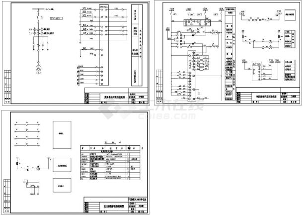 电气方面的图-原理设计cad图，共38张-图一