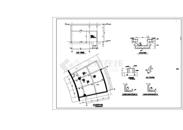 温州某居住区配套工程（办公、商业、餐饮）结构设计图-图一