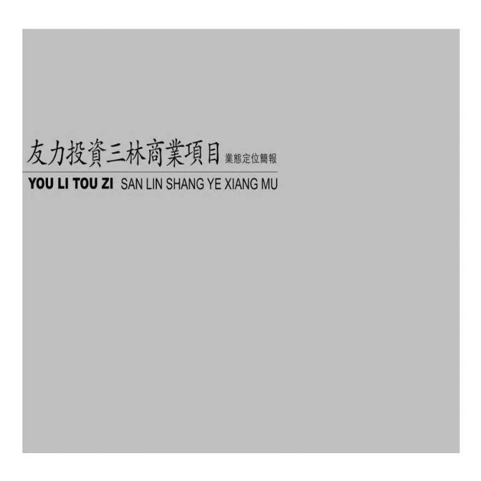 上海三林商业地产项目业态定位报告_图1
