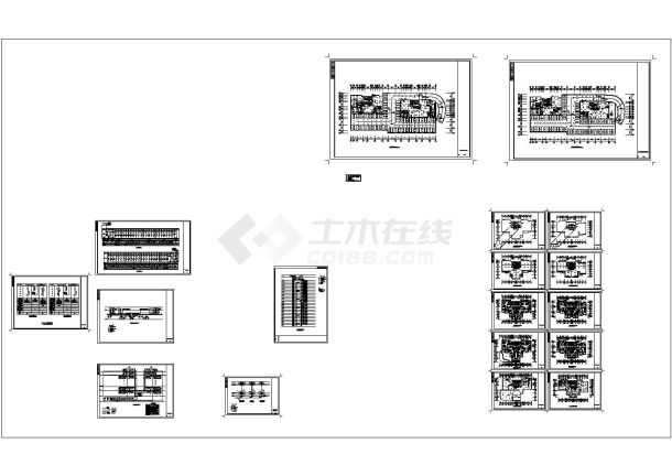 宁波高层住宅初步电气设计施工cad图纸，共十八张-图一