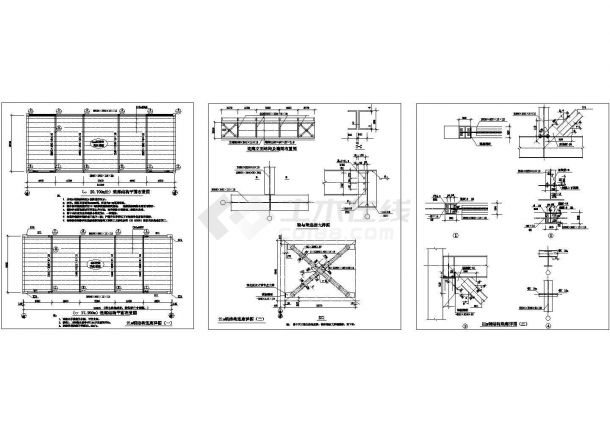 结构连廊节点构造详图CAD施工图设计-图一