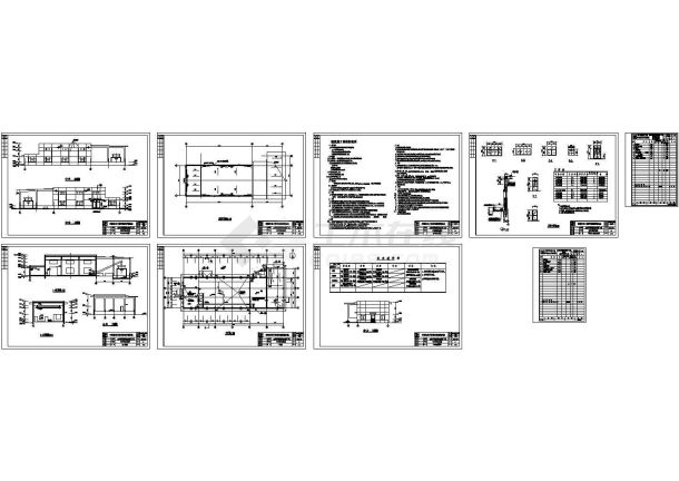 某大型工厂脱水机房建筑设计图-图一