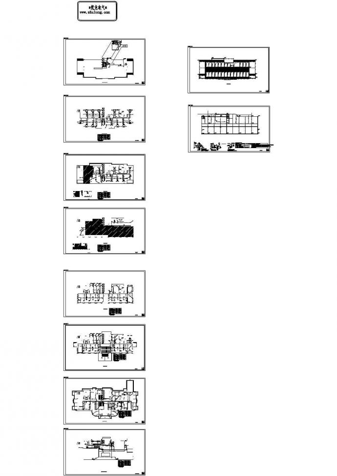 [广西]二级高层医院门诊综合楼电气施工设计图纸_图1