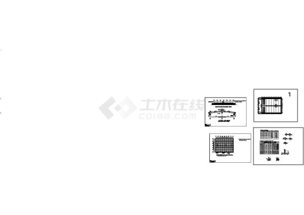 某单层单跨轻钢结构工业厂房设计cad全套建筑施工图-图二