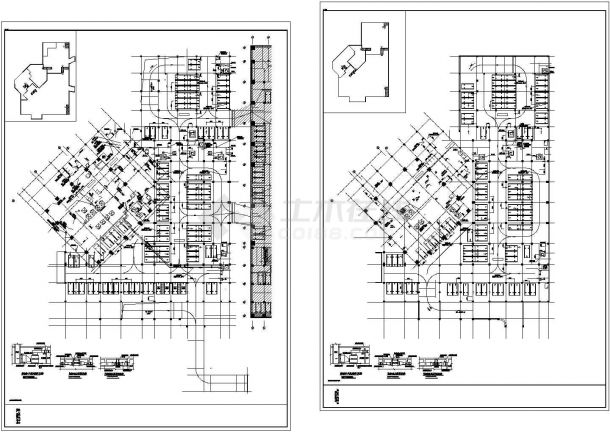 [湖北]超高层写字楼通风、防排烟及空调水系统CAD施工图-图二