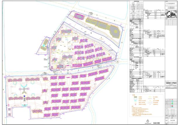 慈溪某项目住宅区-全区总平面图-图二